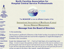 Tablet Screenshot of ncahcsp.org